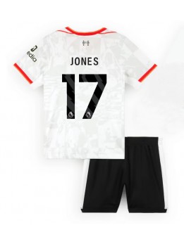 Liverpool Curtis Jones #17 Ausweichtrikot für Kinder 2024-25 Kurzarm (+ Kurze Hosen)